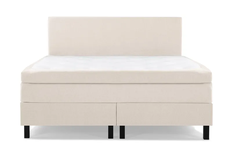 Lucky Komplett Sängpaket 160x200 Latex Slät Sänggavel - Beige - Möbler - Sovrum - Sängar - Komplett Sängpaket