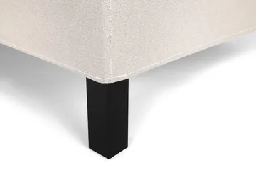Lucky Komplett Sängpaket 160x200 Latex Slät Sänggavel - Beige - Möbler - Sovrum - Sängar - Kontinentalsängar