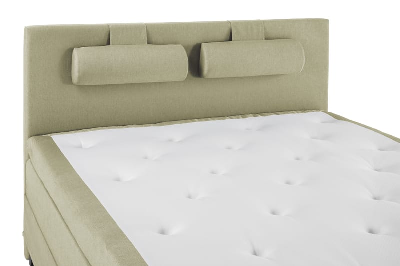 Lucky Komplett Sängpaket 160x200 Latex Slät Sänggavel - Nackkudde Stor Grön - Möbler - Sovrum - Sängar - Kontinentalsängar