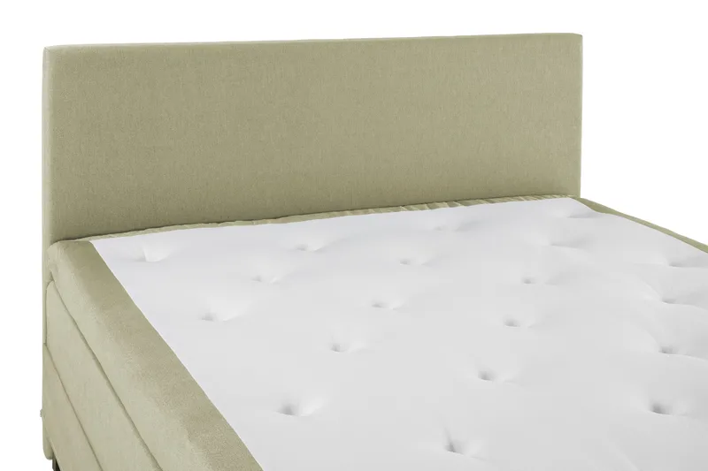 Lucky Komplett Sängpaket 160x200 Memory Slät Sänggavel - Grön - Möbler - Sovrum - Sängar - Komplett Sängpaket