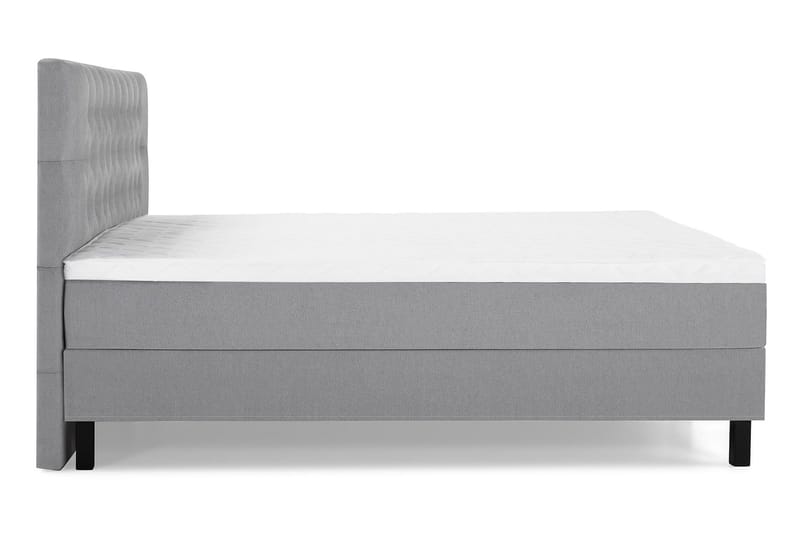 Lucky Komplett Sängpaket 160x200 Skum Diamant Sänggavel - Mellangrå - Möbler - Sovrum - Sängar - Komplett Sängpaket
