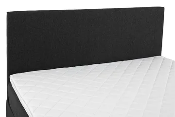 Lucky Komplett Sängpaket 160x200 Skum Slät - Svart/Grå/PU - Möbler - Sovrum - Sängar - Komplett Sängpaket