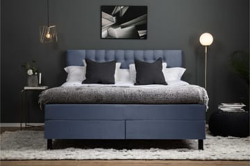 Lucky Komplett Sängpaket 160x200 Polyeter Diamant - Mörkblå - Möbler - Sovrum - Sängar - Komplett Sängpaket