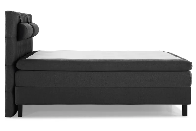 Lucky Komplett Sängpaket 160x200 Polyeter Diamant - Nackkudde Stor Svart/Grå - Möbler - Sovrum - Sängar - Komplett Sängpaket