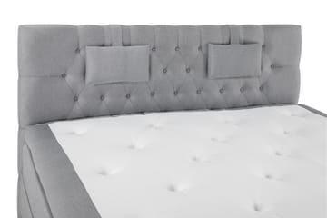 Lucky Komplett Sängpaket 180x200 Memory Diamant - Nackkudde Liten Mellangrå - Möbler - Sovrum - Sängar - Kontinentalsängar