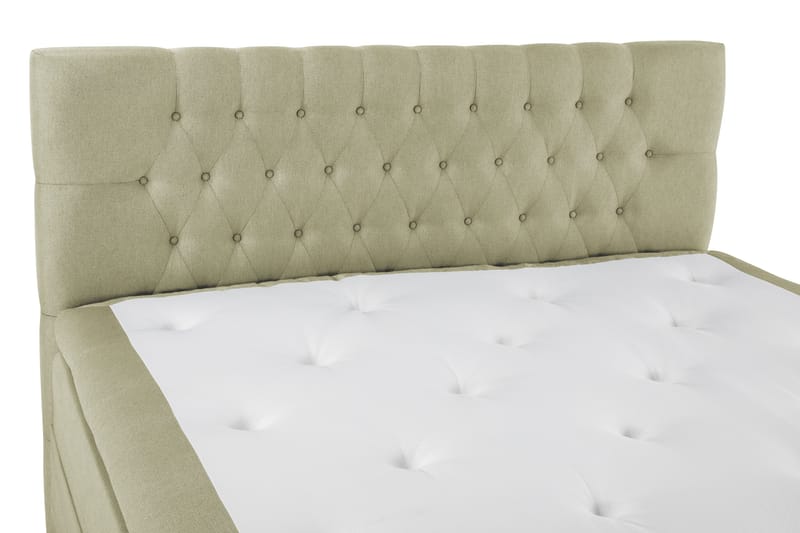 Lucky Komplett Sängpaket 180x200 Memory Diamant Sänggavel - Grön - Möbler - Sovrum - Sängar - Komplett Sängpaket