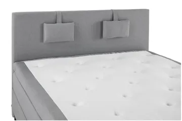 Lucky Komplett Sängpaket 180x200 Memory Slät - Nackkudde Liten Mellangrå - Möbler - Sovrum - Sängar - Komplett Sängpaket
