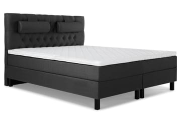 Lucky Komplett Sängpaket 180x200 Skum Diamant - Nackkudde Stor Svart/Grå - Möbler - Sovrum - Sängar - Komplett Sängpaket