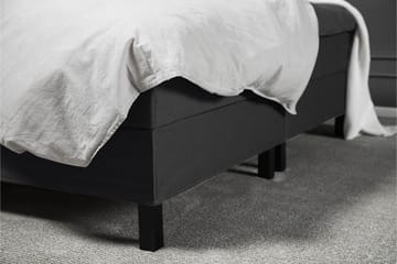 Lucky Komplett Sängpaket 180x200 Skum Diamant - Nackkudde Stor Svart/Grå - Möbler - Sovrum - Sängar - Komplett Sängpaket