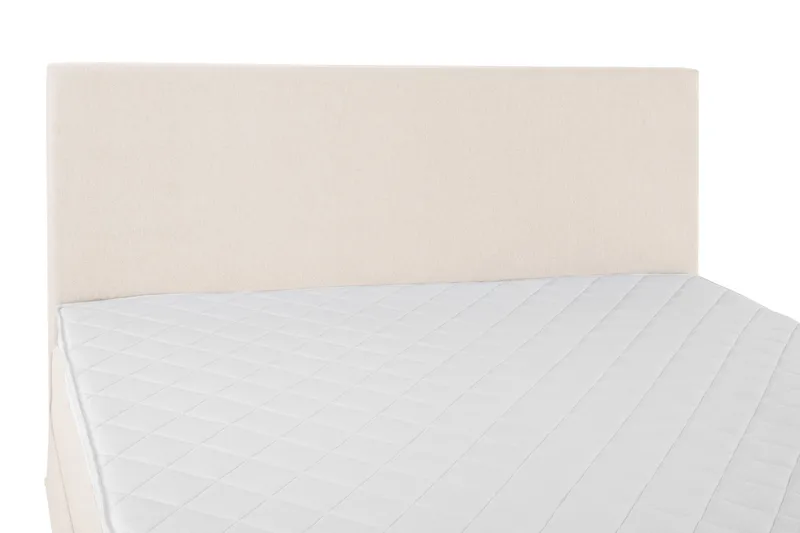Lucky Komplett Sängpaket 180x200 Skum Slät Sänggavel - Beige - Möbler - Sovrum - Sängar - Komplett Sängpaket