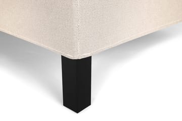 Lucky Komplett Sängpaket 180x200 Polyeter Diamant Sänggavel - Beige - Möbler - Sovrum - Sängar - Kontinentalsängar
