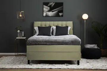Lucky Kontinentalsäng 120x200 cm - Grön - Möbler - Sovrum - Sängar - Kontinentalsängar