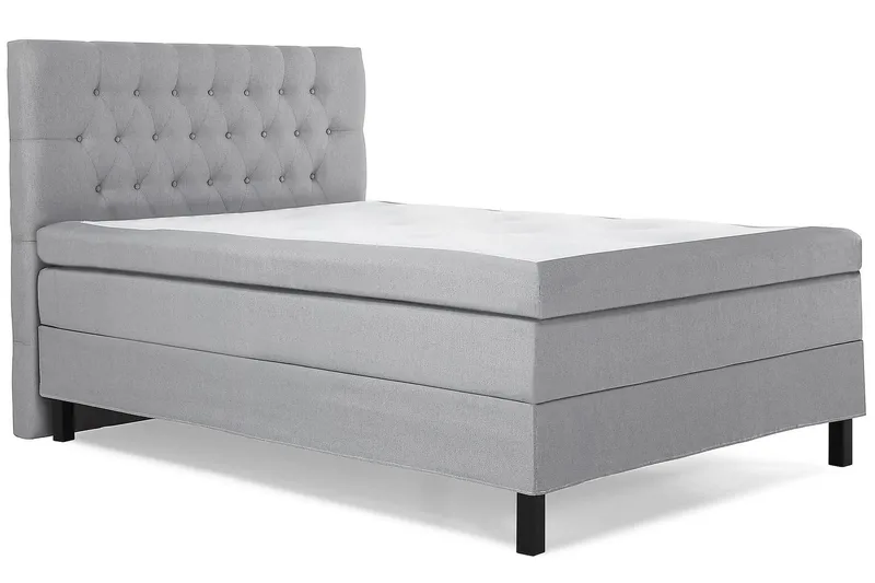 Lucky Kontinentalsäng 120x200 cm - Mellangrå - Möbler - Sovrum - Sängar - Komplett Sängpaket