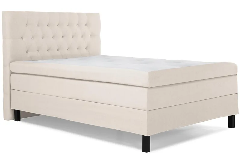 Lucky Kontinentalsäng 140x200Latexmadrass - Beige - Möbler - Sovrum - Sängar - Kontinentalsängar