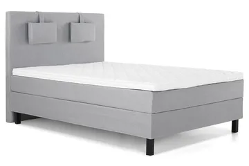 Lucky Kontinentalsäng 140x200Skum - Mellangrå - Möbler - Sovrum - Sängar - Komplett Sängpaket