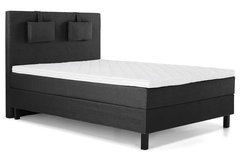 Lucky Kontinentalsäng 140x200Skum - Svart/Grå - Möbler - Sovrum - Sängar - Komplett Sängpaket