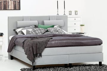 Lucky Kontinentalsäng 150x200 cm - Mellangrå - Möbler - Sovrum - Sängar - Komplett Sängpaket