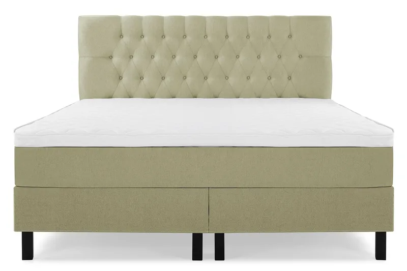 Lucky Kontinentalsäng 160x200 cm - Grön - Möbler - Sovrum - Sängar - Komplett Sängpaket