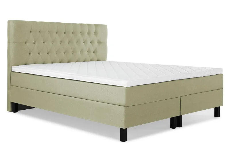 Lucky Kontinentalsäng 160x200 cm - Grön - Möbler - Sovrum - Sängar - Komplett Sängpaket