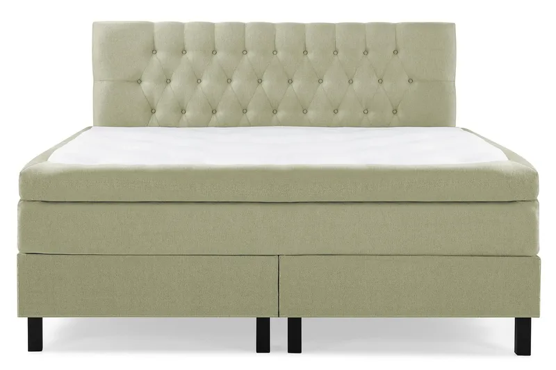 Lucky Kontinentalsäng 160x200Polyeter - Grön - Möbler - Sovrum - Sängar - Komplett Sängpaket