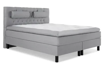 Lucky Kontinentalsäng 160x200Polyeter - Ljusgrå - Möbler - Sovrum - Sängar - Kontinentalsängar