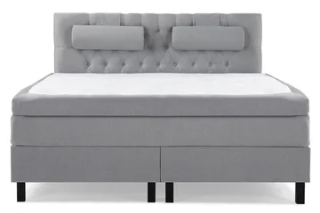 Lucky Kontinentalsäng 160x200Polyeter - Ljusgrå - Möbler - Sovrum - Sängar - Kontinentalsängar