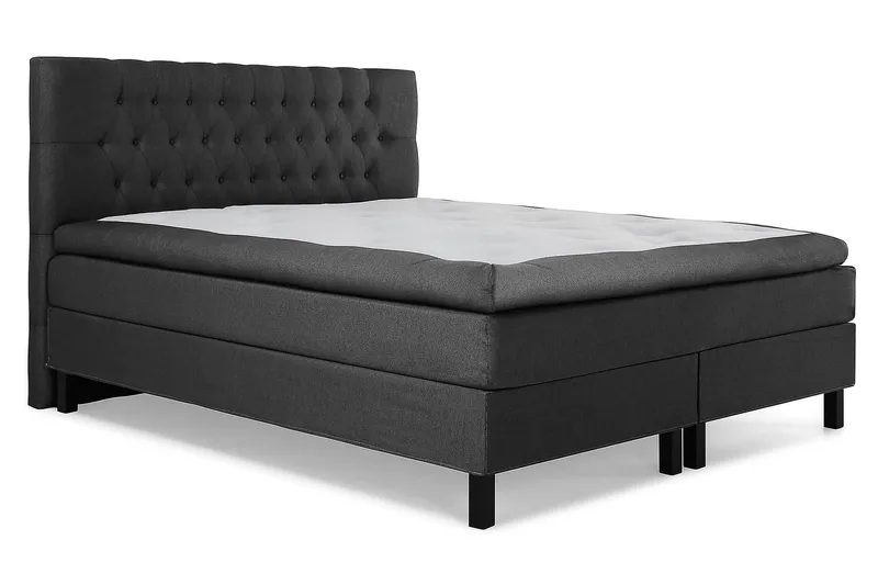 Lucky Kontinentalsäng 180x200Latex/Grå - Svart/Grå - Möbler - Sovrum - Sängar - Komplett Sängpaket
