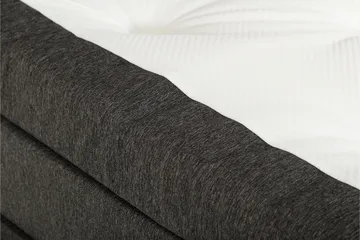 Lucky Sängpaket 150x200 SkumSlät Sänggavel Nackkudde - Nackkudde Stor Svart/Grå - Möbler - Sovrum - Sängar - Kontinentalsängar