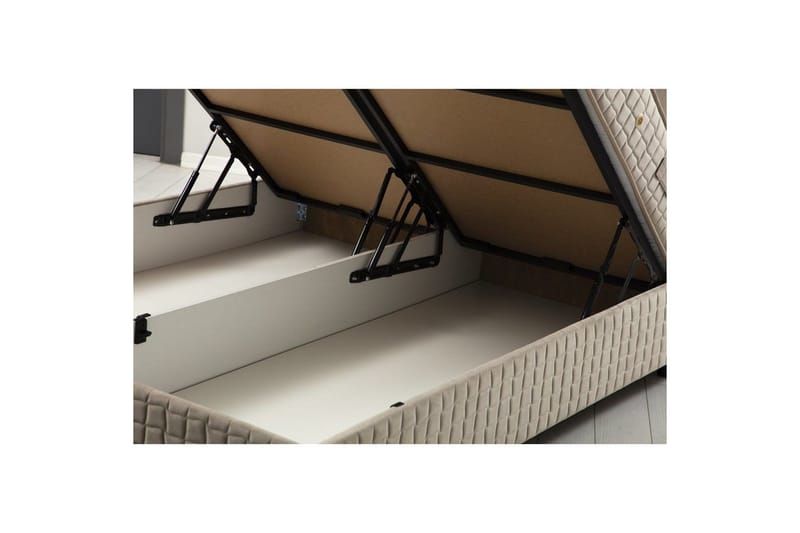 Madrass, Botten & Sänggavel för Enkel Säng Sudamal Set Brun - 120 x 114 x 200 cm - Möbler - Sovrum - Sängar - Komplett Sängpaket