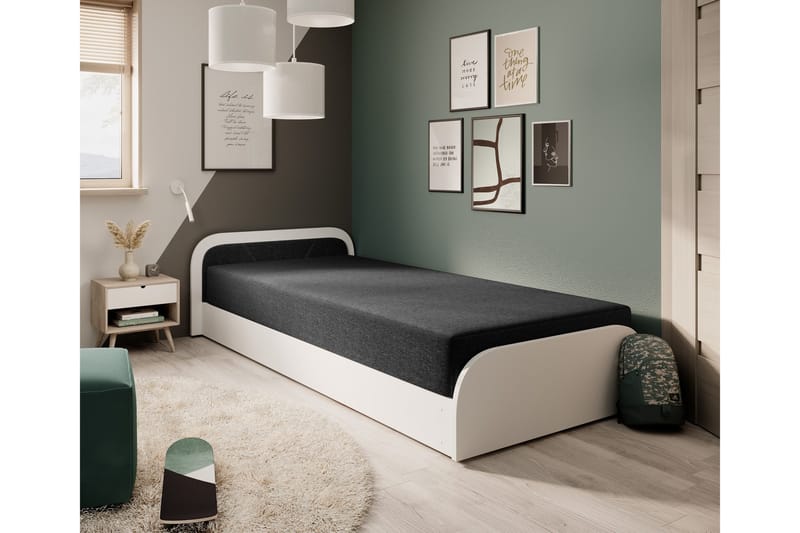 Mayuri Sängpaket Förvaringssäng 90x180 cm, Vit