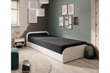 MAYURI Sängpaket Förvaringssäng 90x180 cm Vit