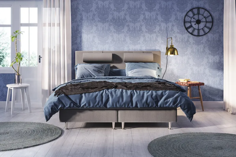 Meja Sängpaket 160x200 - Ljusgrå - Möbler - Sovrum - Sängar - Komplett Sängpaket