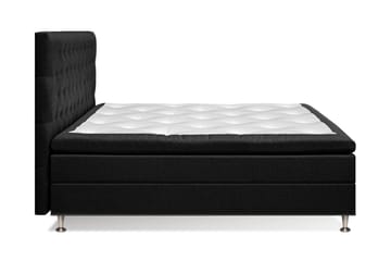 Meja Sängpaket – Kontinentalsäng 180x200 cm med Sänggavel + Bäddmadrass med Fasthetsgrad Fast - Svart - Möbler - Sovrum - Sängar - Komplett Sängpaket