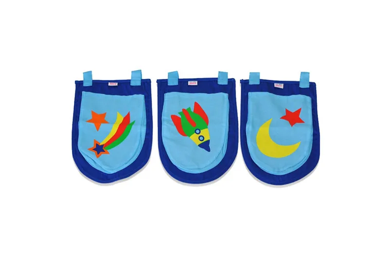 Mellanstegsäng med stege och matchande textilset (lekgardin, tunnel och förvaringsfickor) Scott Astro - Astro - Möbler - Sovrum - Sängar - Våningssängar & loftsängar