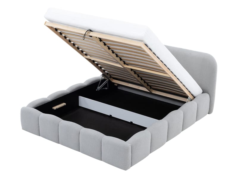 Merik Sängram 140x200 cm - varmgrå - Möbler - Sovrum - Sängar - Sängar med förvaring