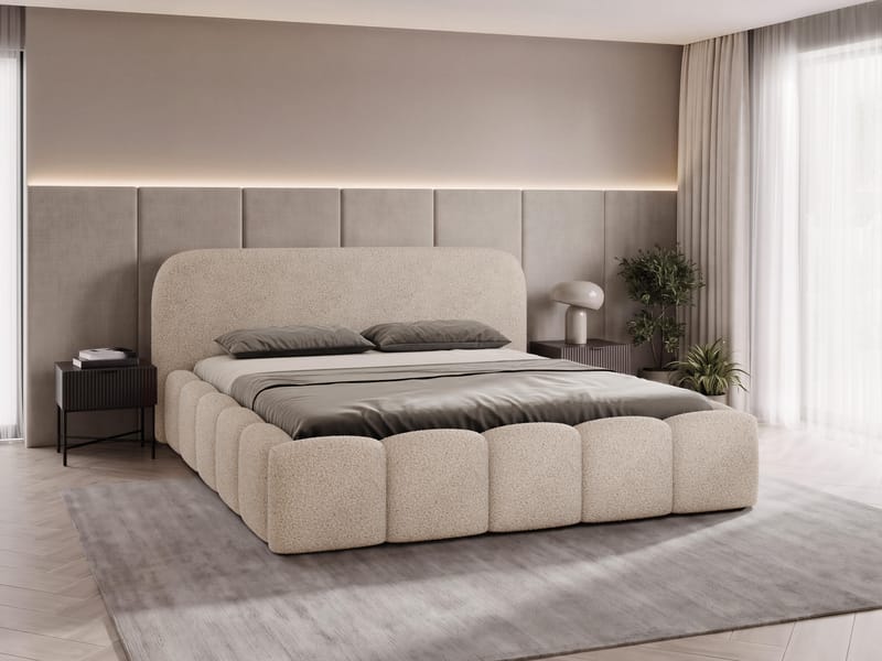 Merik Sängram 180x200 cm - beige - Möbler - Sovrum - Sängar - Sängar med förvaring