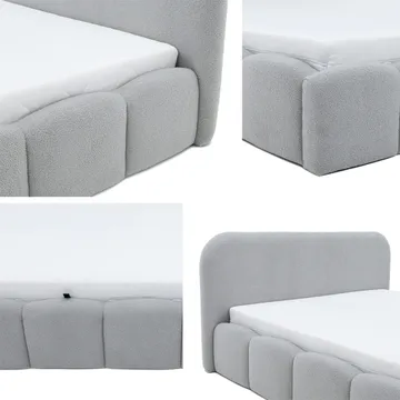 Merik Sängram 180x200 cm - benvit - Möbler - Sovrum - Sängar - Sängar med förvaring
