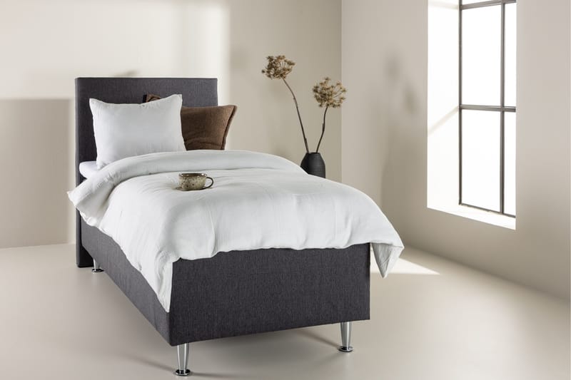 Mesa Sängpaket Ramsäng 90x200 cm - Mörkgrå - Möbler - Sovrum - Sängar - Komplett Sängpaket