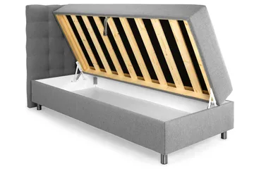 Montana Förvaringssäng 90x200 cm - Ljusgrå - Möbler - Sovrum - Sängar - Ramsäng