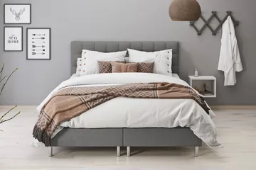 Montana Sängpaket 80x200 - Grå - Möbler - Sovrum - Sängar - Ramsäng