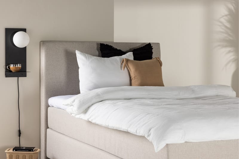 Munia Sängpaket Kontinentalsäng 120x200 cm Beige - Möbler - Sovrum - Sängar - Komplett Sängpaket