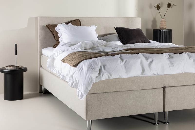 Munia Sängpaket Kontinentalsäng 180x200 cm Beige - Möbler - Sovrum - Sängar - Komplett Sängpaket