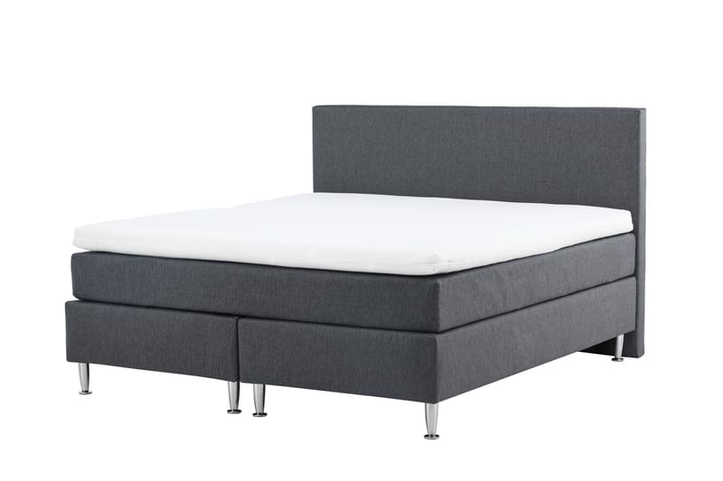 Munia Sängpaket Kontinentalsäng 180x200 cm Mörkgrå - Möbler - Sovrum - Sängar - Komplett Sängpaket