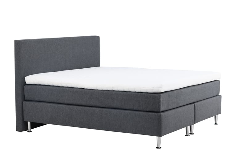 Toledo Sängpaket Kontinentalsäng 180x200 cm - Mörkgrå - Möbler - Sovrum - Sängar - Komplett Sängpaket
