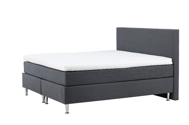 Toledo Sängpaket Kontinentalsäng 180x200 cm - Mörkgrå - Möbler - Sovrum - Sängar - Komplett Sängpaket