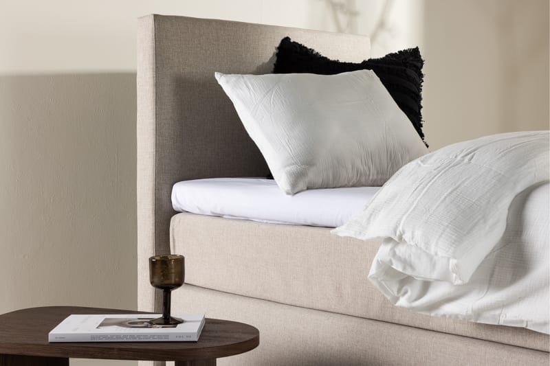 Munia Sängpaket Kontinentalsäng 90x200 cm Beige - Möbler - Sovrum - Sängar - Komplett Sängpaket