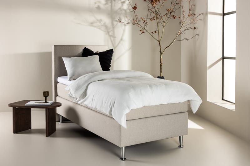 Munia Sängpaket Kontinentalsäng 90x200 cm Beige - Möbler - Sovrum - Sängar - Komplett Sängpaket