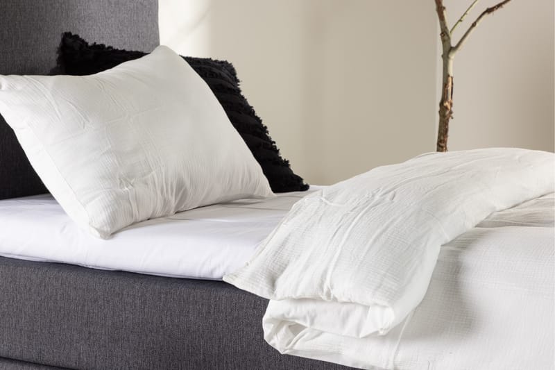 Munia Sängpaket Kontinentalsäng 90x200 cm Mörkgrå - Möbler - Sovrum - Sängar - Komplett Sängpaket