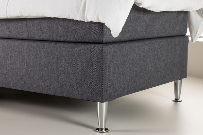Munia Sängpaket Kontinentalsäng 90x200 cm Mörkgrå - Möbler - Sovrum - Sängar - Komplett Sängpaket