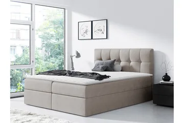 Neitisuanto Sängpaket Kontinentalsäng 140x200 cm - Beige - Möbler - Sovrum - Sängar - Komplett Sängpaket